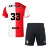 Maglia ufficiale Feyenoord Rotterdam Hancko 33 Casa 2023-24 per Bambino